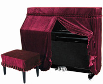 Thickened velvet piano cover piano full cover fabric piano cover piano dust cover piano cloth