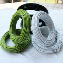 Bonsai wire gardening handmade household modeling wire plastic-coated black and white green plant wire wire floral DIY