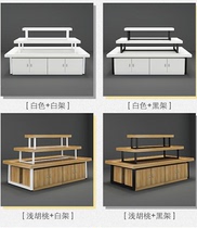 Supermarket Zhongdao shelf cosmetics display cabinet mall pile head promotion running water table mother and child culture display table