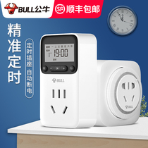 Bull Timer Time Control Switch Controller Electric Vehicle Mobile Phone Charging Countdown Automatic Power Disconnection Drain Socket