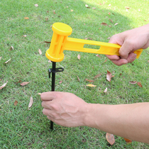 Outdoor Camping Tent Ground Nail Plastic Hammer Nail Hammer Sub ABS Plastic Hammer Portable Small Hammer Heathen Nail Hammer