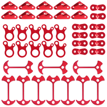 Tent wind rope adjusting buckle aluminum alloy canopy drawstring adjusting piece umbrella rope buckle outdoor rope buckle outdoor rope sliding fixing buckle
