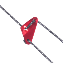 Outdoor wind rope adjustment triangle buckle aluminum alloy tent canopy construction wind rope length adjustment piece convenient slide