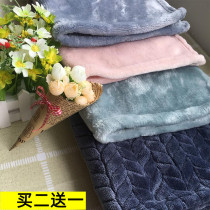 Pet small blanket mat spring and summer mat coral velvet carpet Teddy cat supplies four seasons thick dog sleeping mat