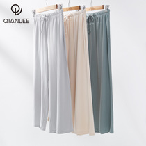  1 piece pajamas womens trousers loose home wide-leg pants Modal cotton can be worn outside spring and autumn large pants air-conditioning pants