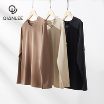 2 pieces of autumn clothes women SUPIMA cotton spring autumn thin beating bottom underwear blouse with a hitch undershirt lining clothes warm clothes winter