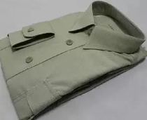 Old-fashioned 99 short-sleeved land long-sleeved jacket light green shirt student military training suit