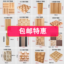 Diffusion plate Solid wood QRD quadratic remainder Home theater sound acoustic sound-absorbing HIFI full-range sixth-order diffuser