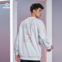 (Quasi X Creation Festival) 2021 new sports sweater men and women basketball loose pullover round neck long sleeve fast