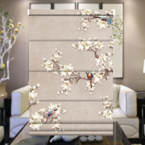 New Chinese Roman Curtain Curtain Curtain Lift Curtain Sunshade Shading Study Bathroom Toilet Office Childrens Room