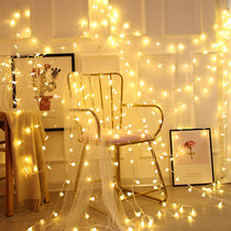 LED small color light Star light Flash light Battery light string Wedding Christmas Bar decoration light Five-pointed star ball color light