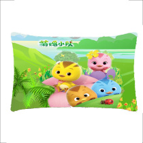 Animation male and female baby kindergarten primary and secondary school students cute Chicken Team children antibacterial pillow pillow case pillow core