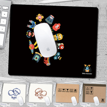 CARECASE original illustration small monster leather mouse pad thickened fresh simple waterproof computer non-slip men and women