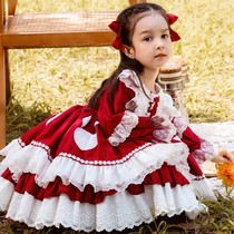 2022 Christmas Super Ocean Girl Loretta Lolita Princess Dress Birthday Dress Birthday Dress With Dress dress