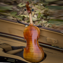 Single-plate pure handmade violin test performance teaching performance adult students professional grade 44 fir solid wood Maple