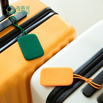 Luggage tags luggage hangtags boarding tags silicone portable consignment pendants travel cases anti-loss tags identification tags