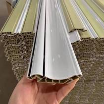 Bamboo Wood Fiber 10cm 2nd Class Bicolor Top Corner Wire Background Wall Ceiling Integrated Wall Clical Corner Trim closing line