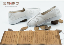 Xiangyun Jay Zen shoes Wudang canvas Taiji shoes art performance shoes men and women White Chinese style Taoist shoes