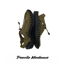 (Poecile Montanus) military wind outdoor mountaineering woven Baotou beach sandals men and women trachei shoes