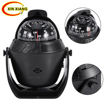 Cross-border hot selling marine compass car Marine guide ball with magnetic declination adjustment outdoor ocean LED light luminous