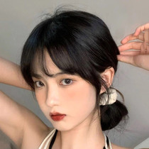 French air bangs wig female natural seamless invisible hairline patch comics eight-character forehead head head reissued