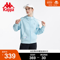 Kappa Kappa Kappa sport coat 2021 new autumn women knitted shoulder sweatshirt casual pile collar cardigan hoodie