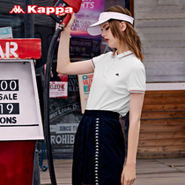 Kappa Capa short sleeve female summer POLO shirt casual half sleeve T-shirt