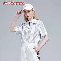 Kappa Capa X Goal joint POLO short sleeve new female serial mark short sleeve stand T-shirt K0B42PD30