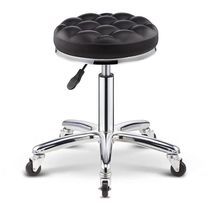 Big bench barbershop chair hair stool rotating lifting round stool master stool beauty stool pulley round stool