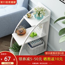 Movable small coffee table simple modern mini table living room sofa side cabinet creative side table economy