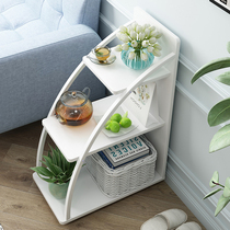 Movable small coffee table simple modern mini table living room sofa side cabinet creative side table economy