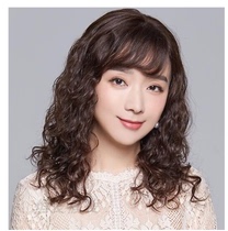 Whole wig female full head sleeve type middle-aged wig female long hair mother long curly hair wool roll wig set