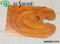 Imported from Japan KUSAKABE Sunxia cherry wood palette square oval oil painting solid wood palette