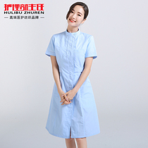 Nurse clothes White coat women White Hospital Special beauty salon pharmacy dental work clothes student lab clothes