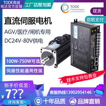 DC Servo Motor Set 24v48v100 200W 400W 750W Brushless Low Voltage Servo Driver