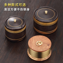 Ashtray household car office living room ornaments creative trend high-end large and small number with cover anti-fly ash ashtray