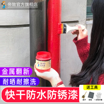 Anti-rust paint metal anti-corrosion iron red paint self-spray primer rust-free iron railing iron door bottle VAT waterproof paint