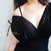 Large size swimsuit women fat mm belly thin 200 Jin big chest one-piece loose conservative new size swimsuit women