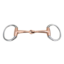  Horse chew Equestrian supplies Stainless steel British horse rank 13cm Copper armature Iron Horse mouth armature EggbuttBit