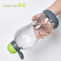 Camellia cup large capacity large sports kettle cup Plastic space cup outdoor fitness water bottle 1 liter 1000ml