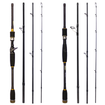 4 sections of road Apole short section Carbon fishing rod portable insertion rod 2 1 m M for fishing rod far from fishing rod fishing rod