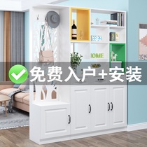 Porch cabinet shoe cabinet integrated home door door wall locker living room modern simple screen partition cabinet