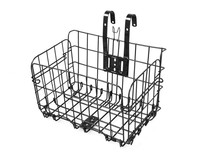 Bicycle basket Mountain bike racing variable speed bicycle basket Iron hanging basket Trailer handlebar foldable basket