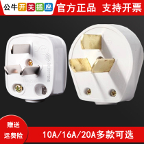 Bull Plug Three Feet 3 Feet 10a 10a 16a 20A 20A Power Outlet Plug Three-Hole Three-Three Air Conditioning