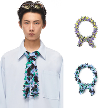 Simple Project Camouflage Printing Special Handmade Crushing Process Design of Sea Cour Scarf