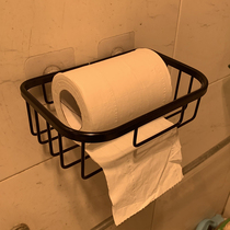 Punch-free toilet paper towel basket holder toilet paper towel holder