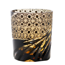 Jinzhi Edo Kiriko glass Japanese-style artificially carved whisky glass Handmade carved handicraft water cup