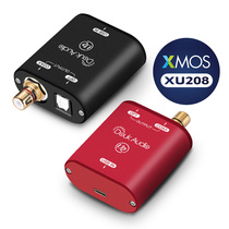 Mini XMOS XU208 USB to fiber coaxial signal converter Audio adapter DSD 192kHz