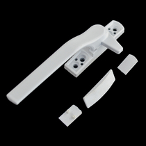 Plastic steel window handle plastic window handle push suspension window handle door door buckle 7-shaped lock solid handle