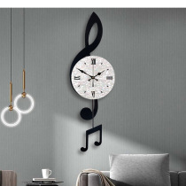Note wall clock living room modern simple quartz clock fashion trend creative light luxury home Net red Nordic clock